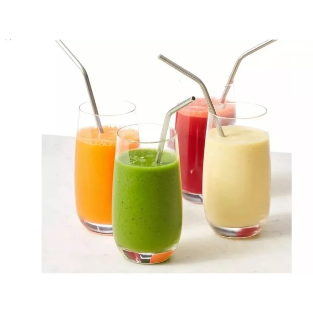 Joie Stainless Steel Straws-Eco BPA FREE-4Pieces